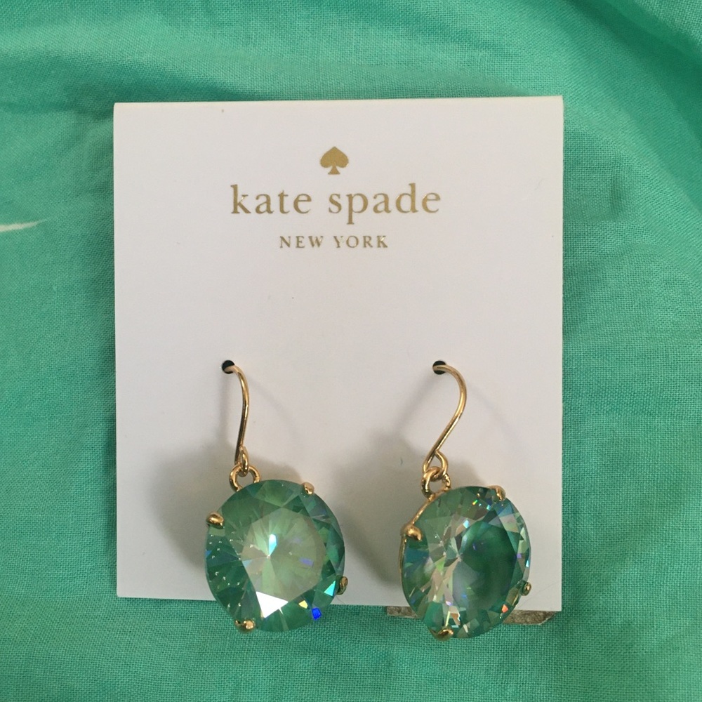 Kate Spade Mint Green Dangle Earrings